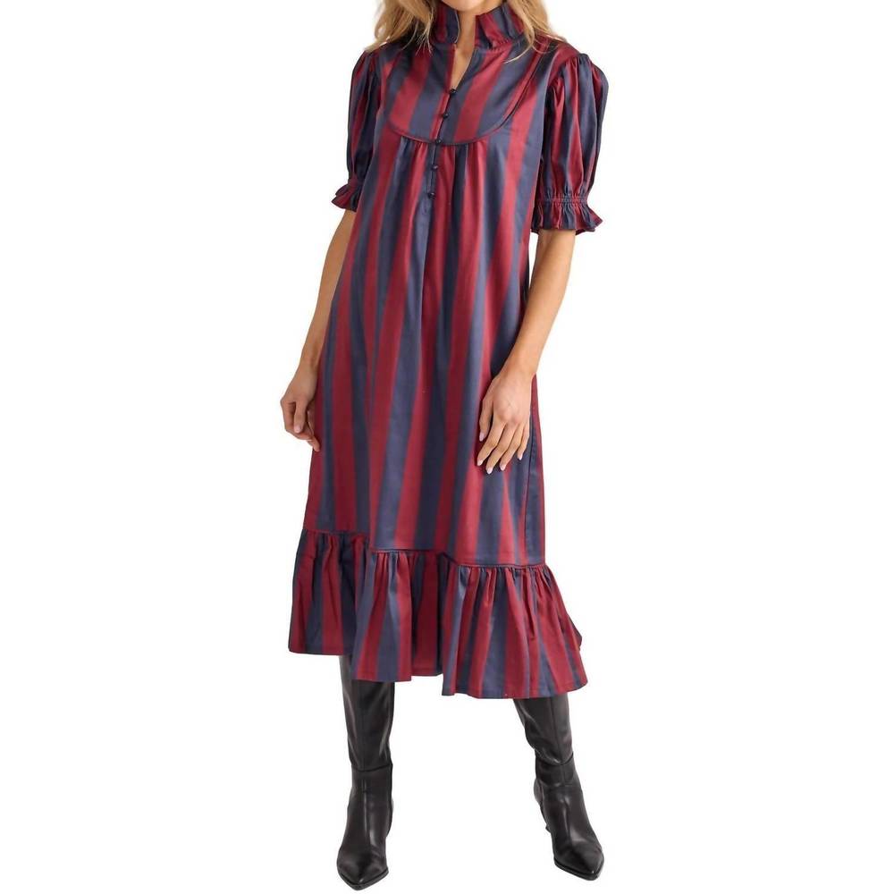 NEW S'EDGE women's priestly dress in vineyard stripe